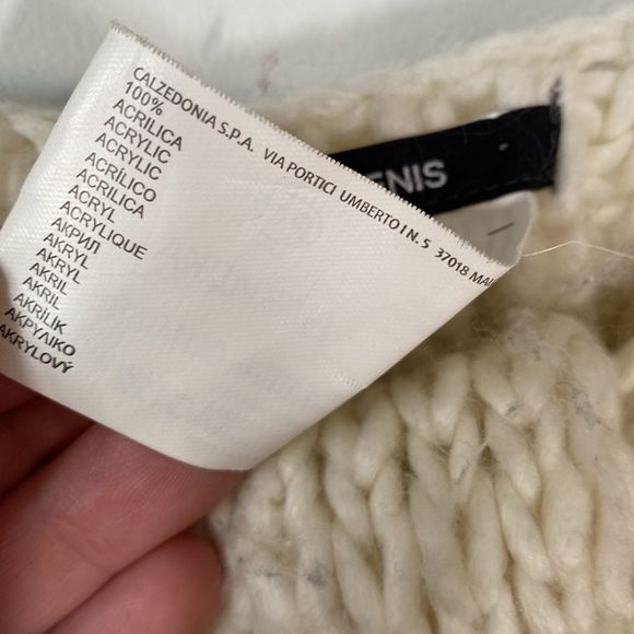 Cream Cowl Scarf large - Picture 4 of 4